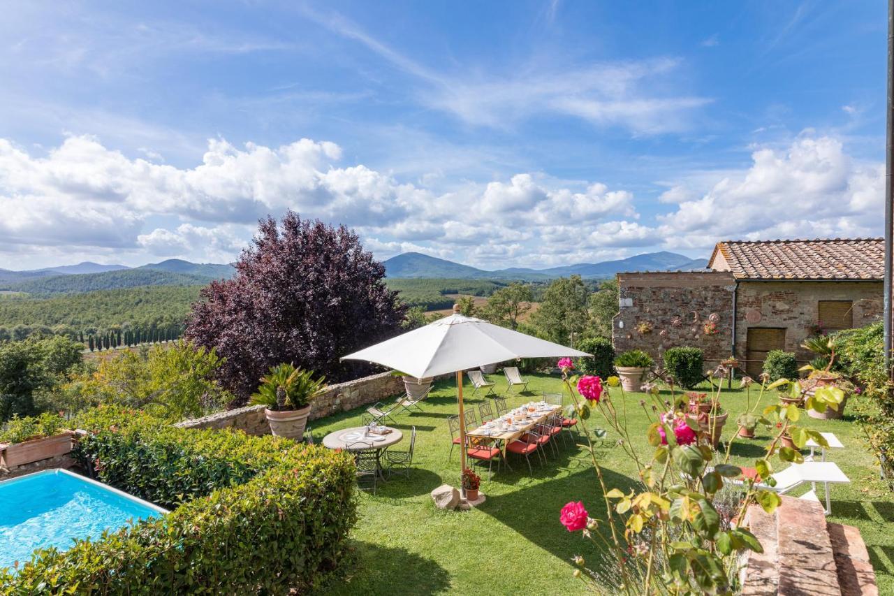 Villa La Cappella Monticiano Exterior foto