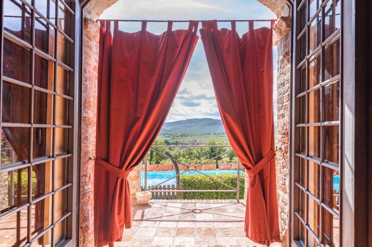 Villa La Cappella Monticiano Exterior foto