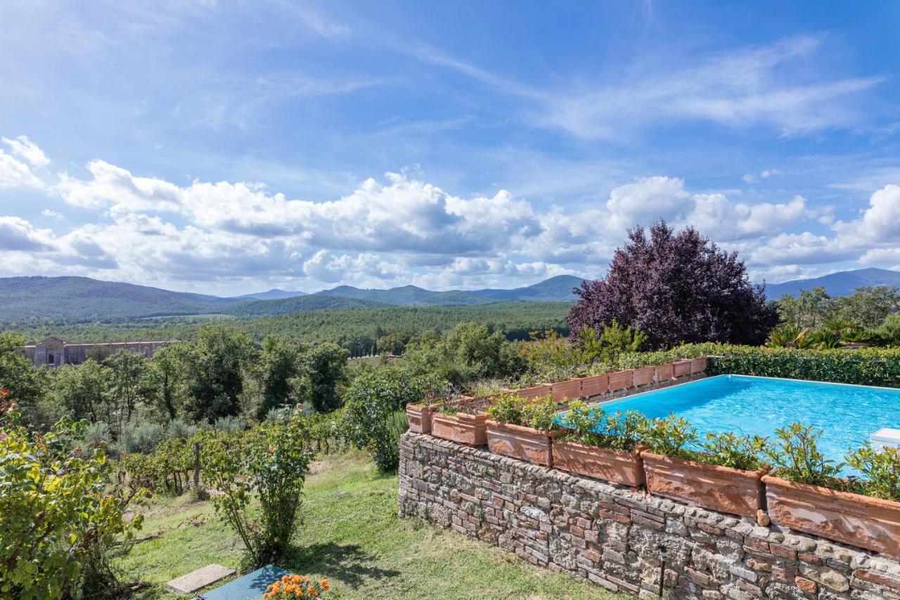 Villa La Cappella Monticiano Exterior foto